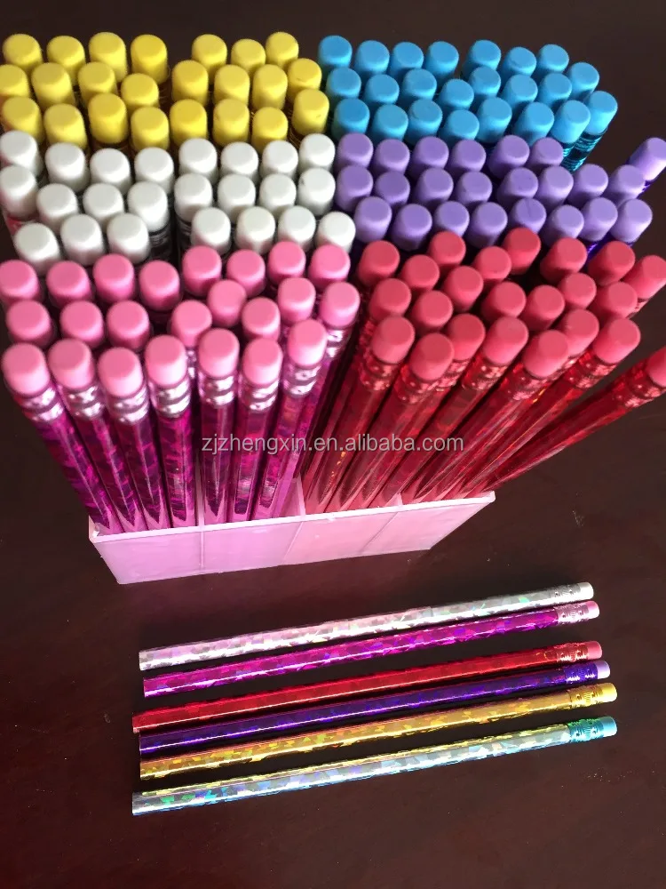 
foil hb pencil with eraser 