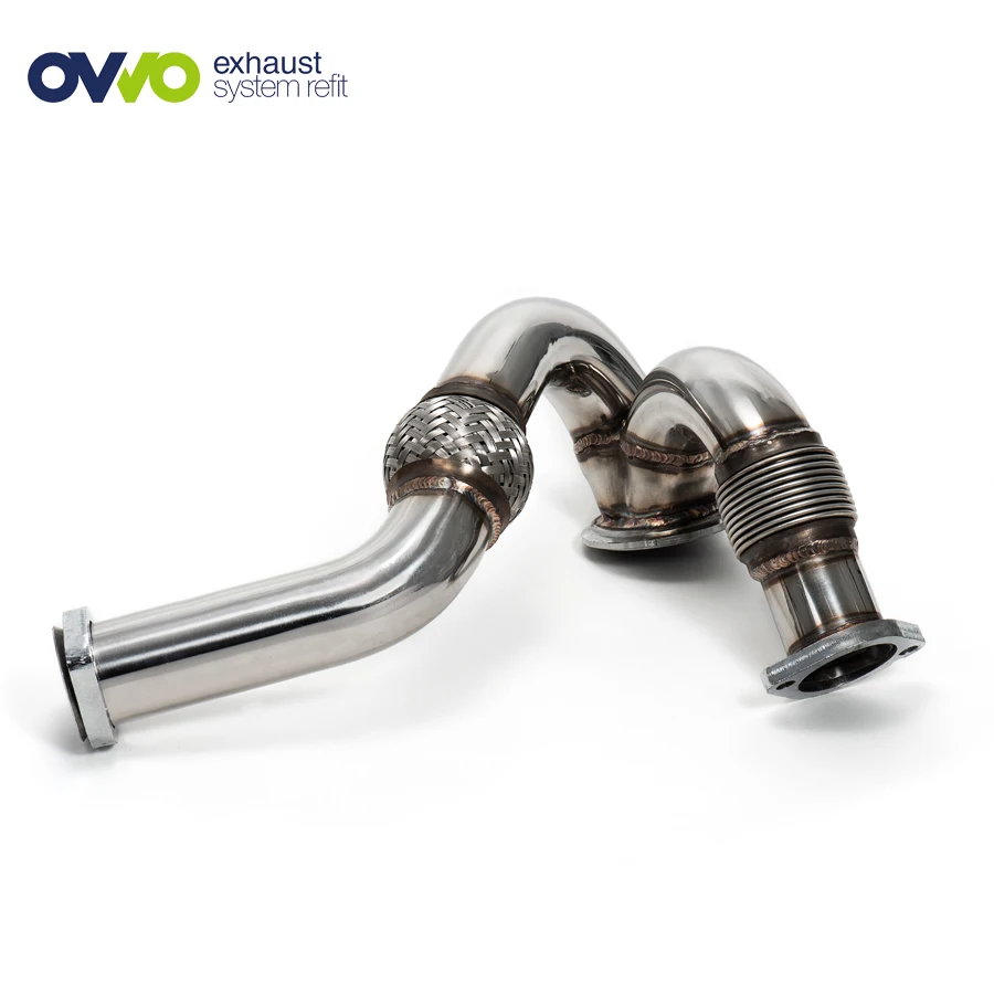 
Stainless Steel 201 Flexible Header turbo Exhaust Manifold for ford 