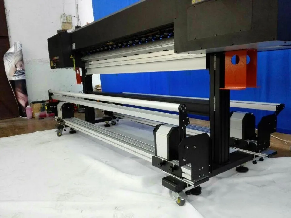 automatic media feeding system/inkjet printer feeding system/Tension bar feeding reel for transfer-paper car sticker