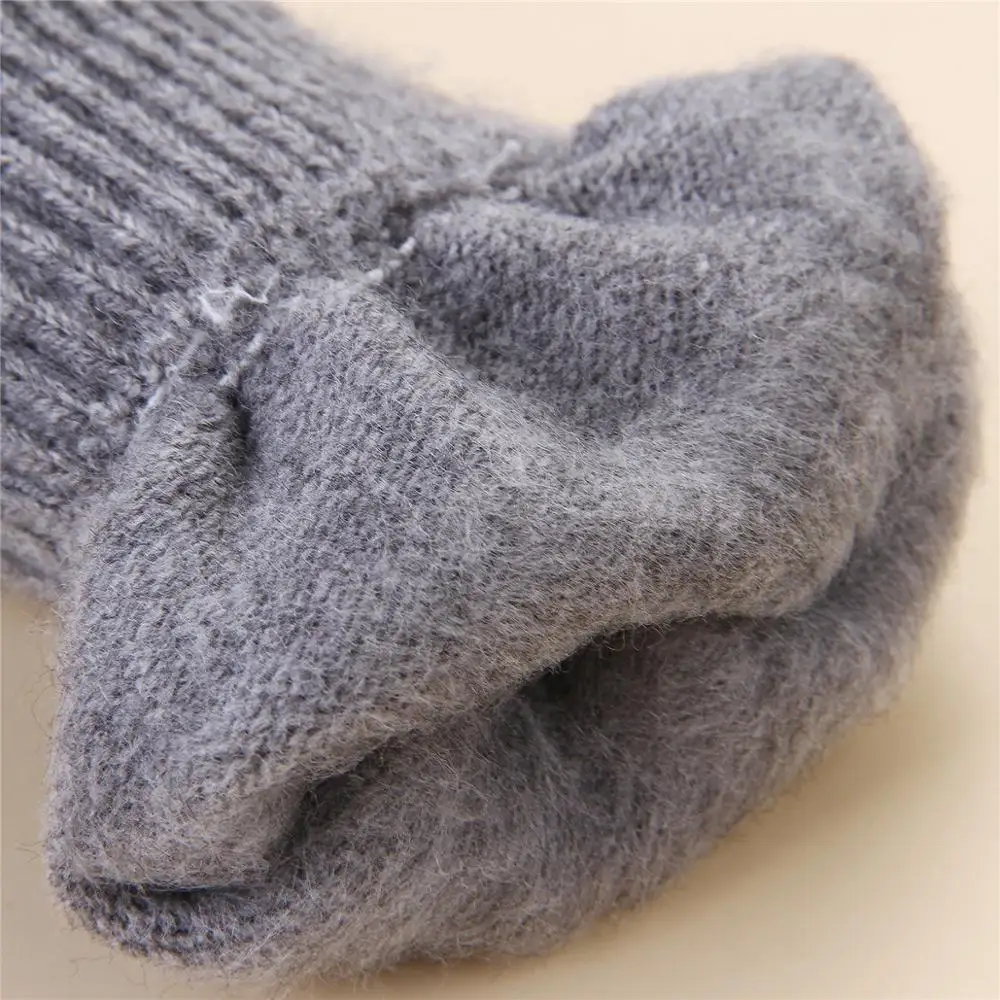 
Custom Magic Cute Knit Winter Warm Touch Screen Glove for Children 