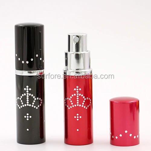 Small Atomized 10ml  Mist Spray Pump Aluminum Perfume Bottle