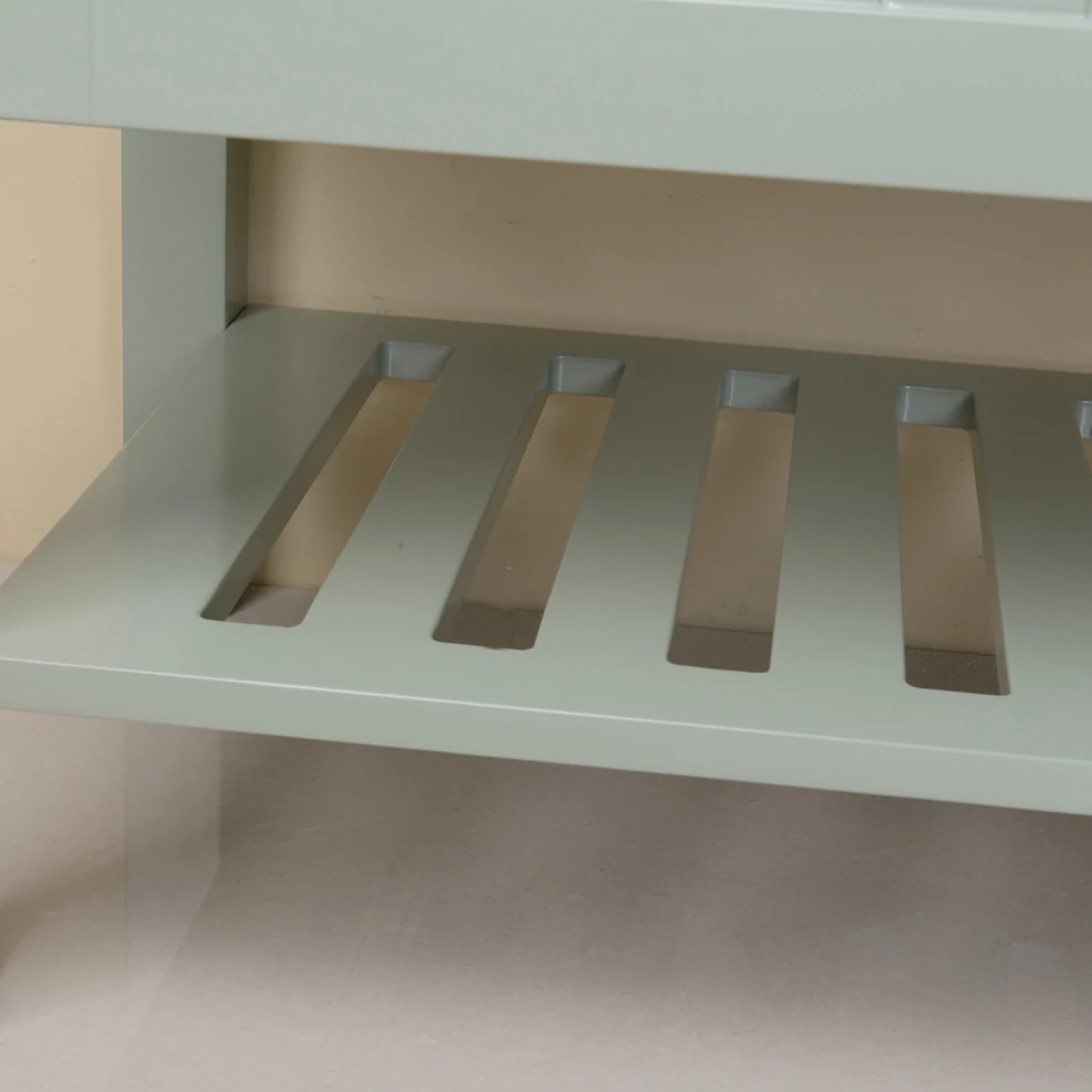 FSC certified High Quality bathroom vanity lamp porcelain bathroom furniture bedside cabinet with sink in the bathroom 100