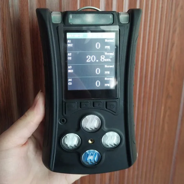 Portable multi gas detector gas monitor LEL CO H2S O2 gas meter customized