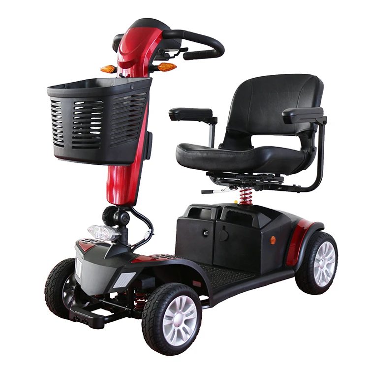 Compact Power Adult folding Electric Tricycle Mobility Four Wheel Scooter