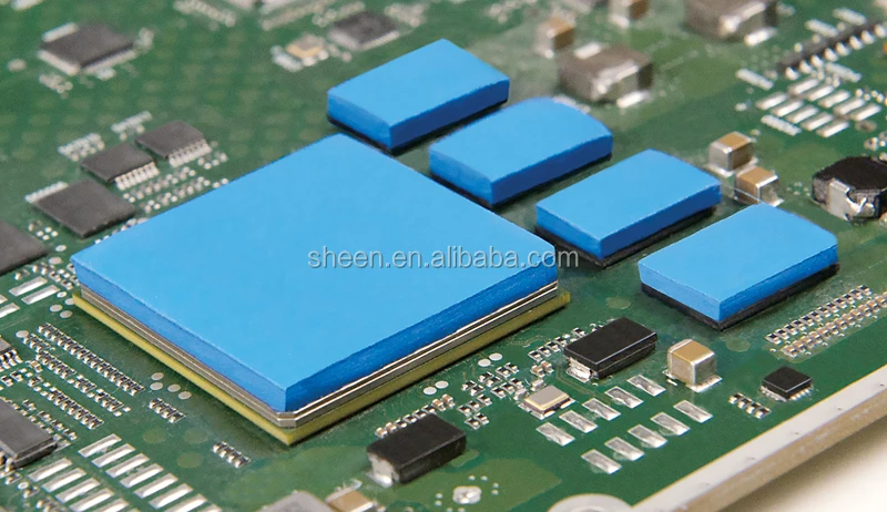 Хорошая Гибкость ПРОЦЕССОРА Тепловых Проводящие Колодки Для Ноутбуков И Настольных Пк