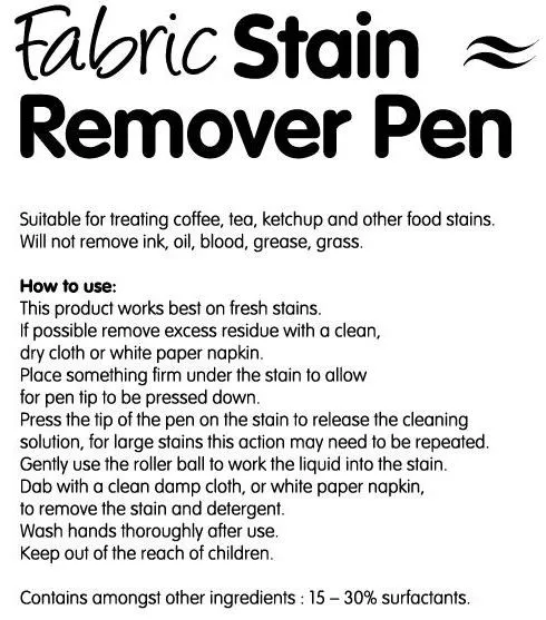 Instant clean fabric effective strong stain remover pen for clothes