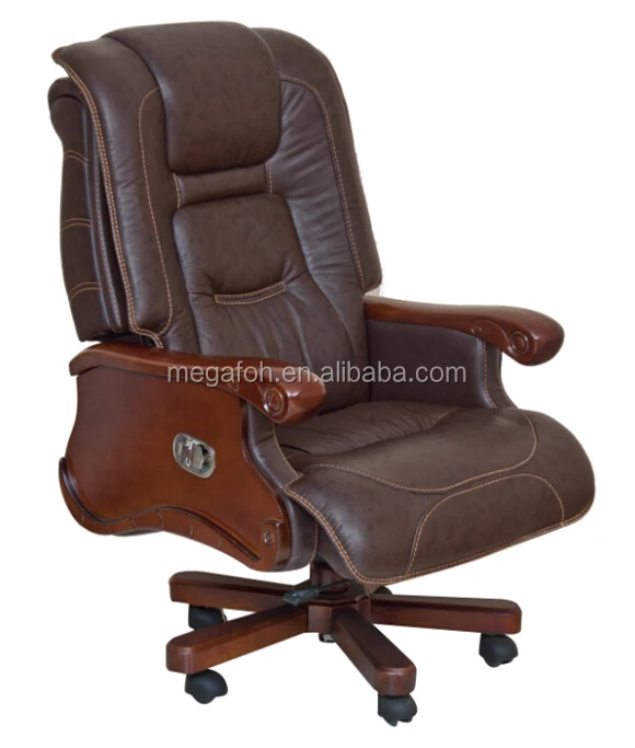 Usa Florida Miami Antique Office Furniture Dark Brown Leather Usa Florida Miami Antique Office Furniture Dark Brown Leather Executive Chair Foh B106