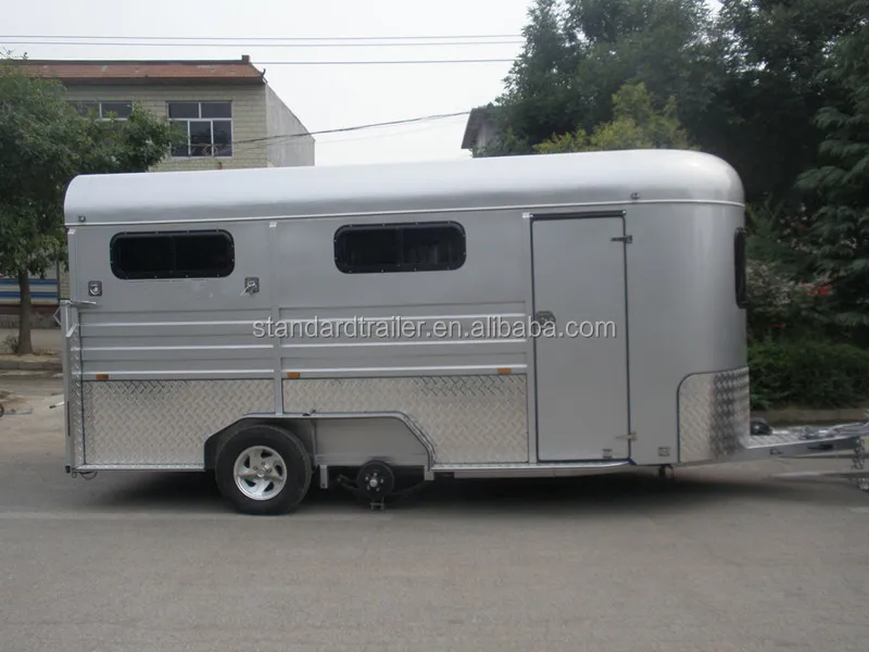 
Angle load horse float 