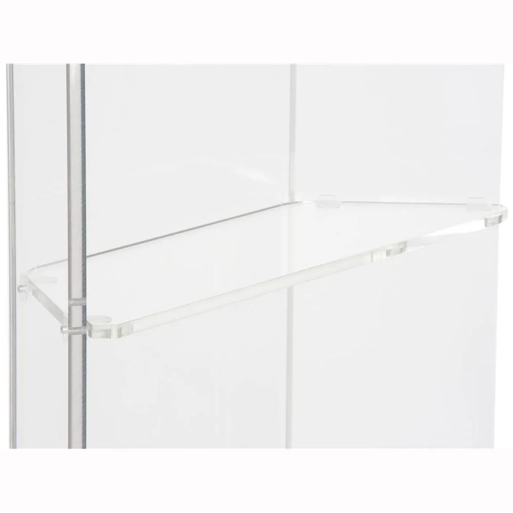 Hot Sale Custom Clear Stage Podium Stands Plexiglass Lectern Acrylic Pulpit Podium with Inner Shelf for Church Speech