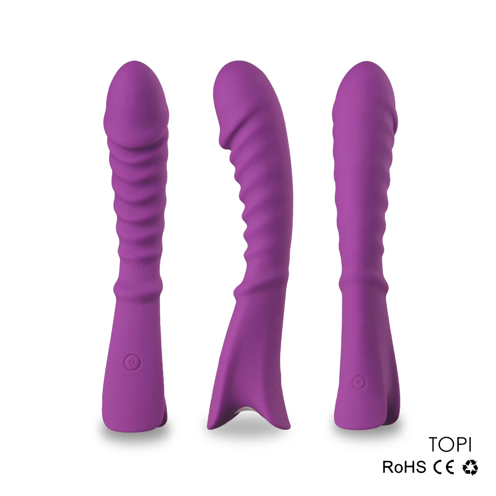 Factory direct silicone clitoris vibrator dildo for exciting stimulation waterproof power silicone dildo vibrator for women