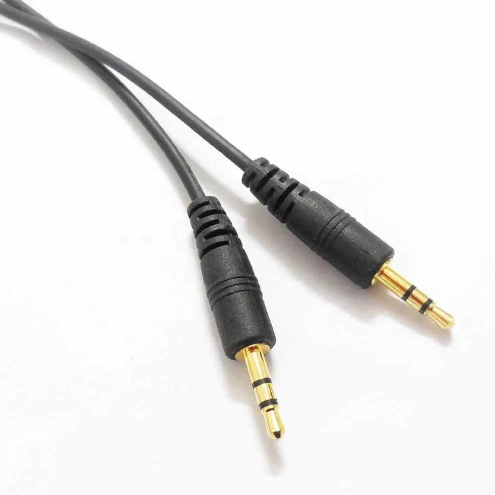 Gold plated 28AWG*3C Audio Adapter 2.5mm To 3.5mm Stereo Cable