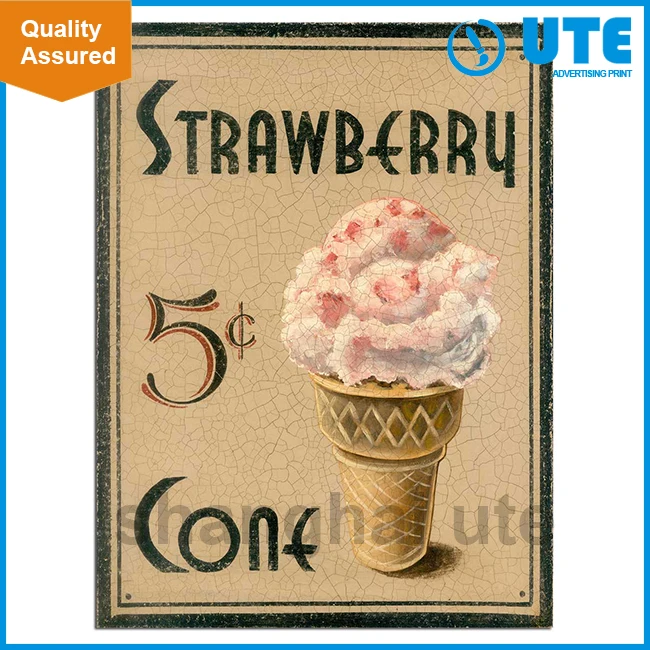 Wholesale ice cream sign board