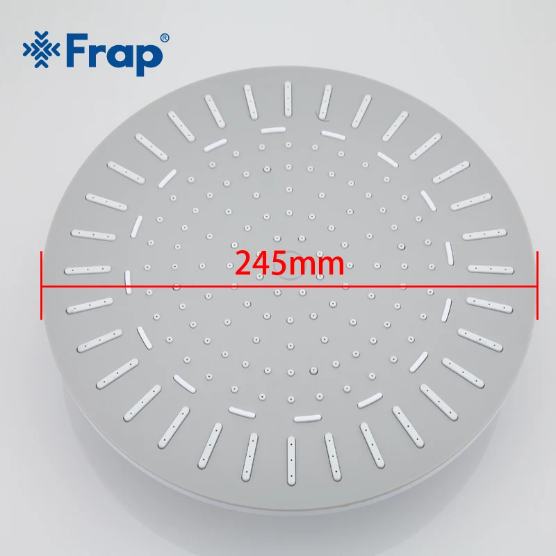 Frap ABS Plastic Rain Shower Head Bathroom Overhead Shower 250*250mm F009-25