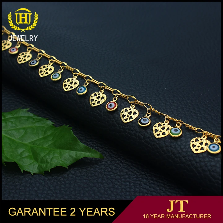 
Fashion Jewelry Gold Chain Bracelet Anklet Made In China 