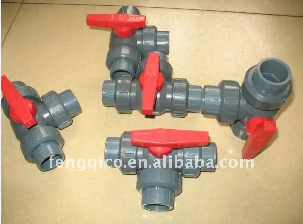 
pvc 3 way ball valve 