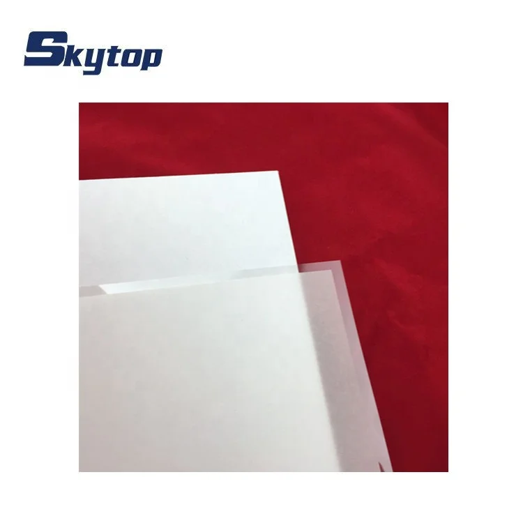 Skytop edible chocolate transfer paper for protein sugar transfer sheet