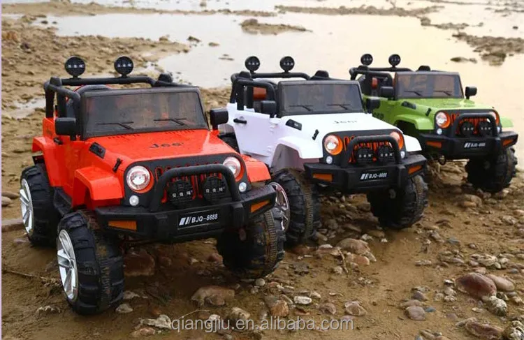 New Product 12V battery ABS plastic kids Electric cars and jeeps for children with remote control