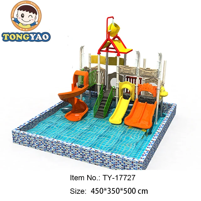 2022 Hot Summer Outdoor Fiberglass Steel Water Park Playground Equipment water slide for swimming pool