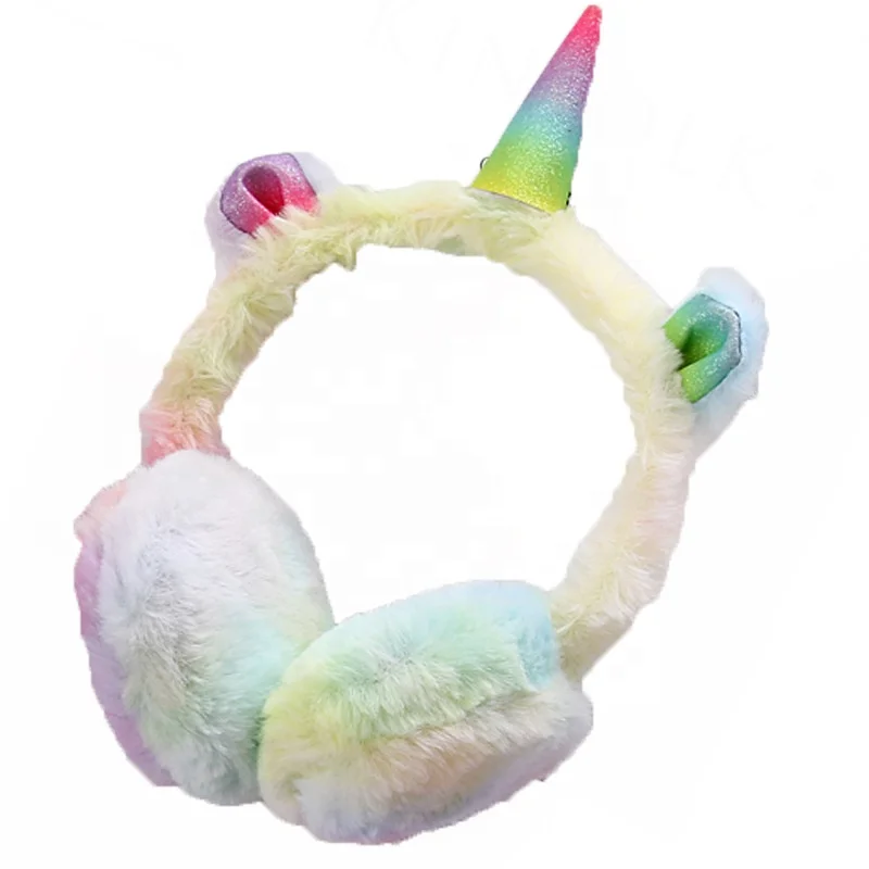 
Customised Color and soft Material Winter Unicorn safety Earmuff 