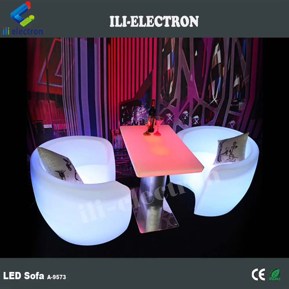 luminous LED bar furniture led coffee chairs