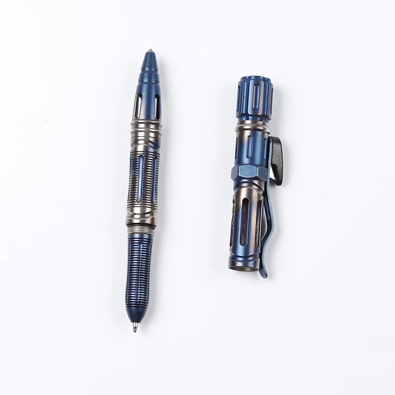 
2021 New Design Multifunction Glass Breaking Self-Defense Tactical Pen with Flashlight Whistle 