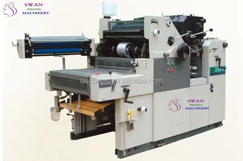 bank cheque manual offset printing machine hamada style