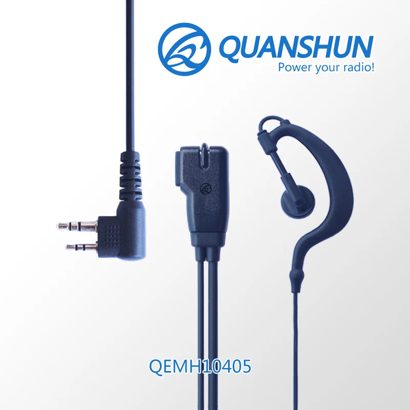 Двусторонняя радиоустановка с ушным крючком/громоздкий ушной крючок walky, военная гарнитура для радиоприемника Hytera