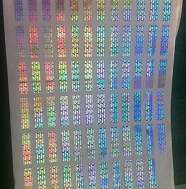 
security hologram sticker /adhesive hologram label . hologram label sticker 