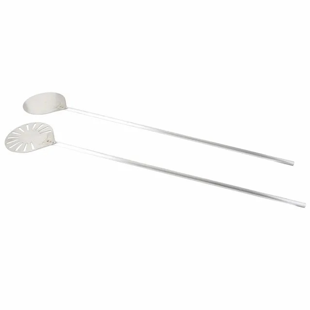 
Perforated Turning Pizza Peel Small Heard Peel Stainless Steel Pizza Paddle With 48