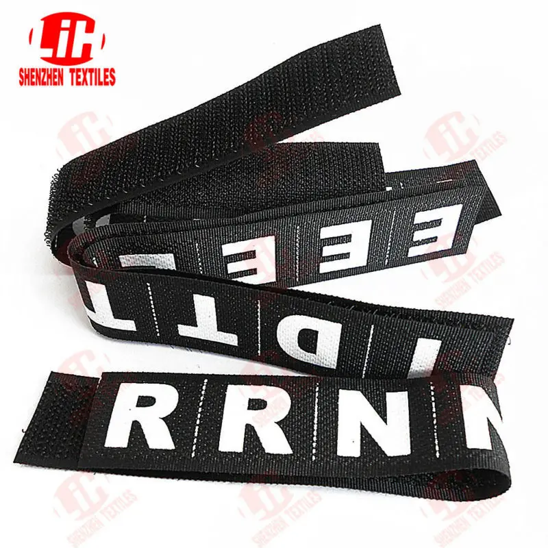 hook and loop alphabet letters/sticky hook and loop patch for widely use