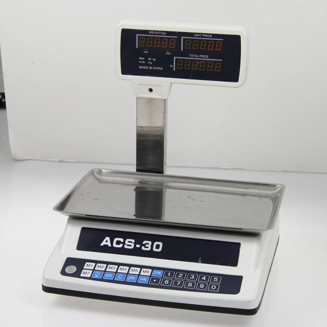 Fruit vegetable weighing scale price computing scale for sale