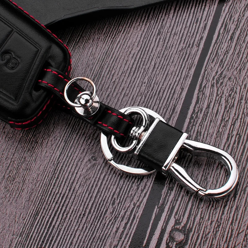 
Das Auto 4D Style leather New stylish car key case for VW Golf 7 GTI R MK7 Tiguan 2017 Skoda Octavia A7 customize OEM welcome 