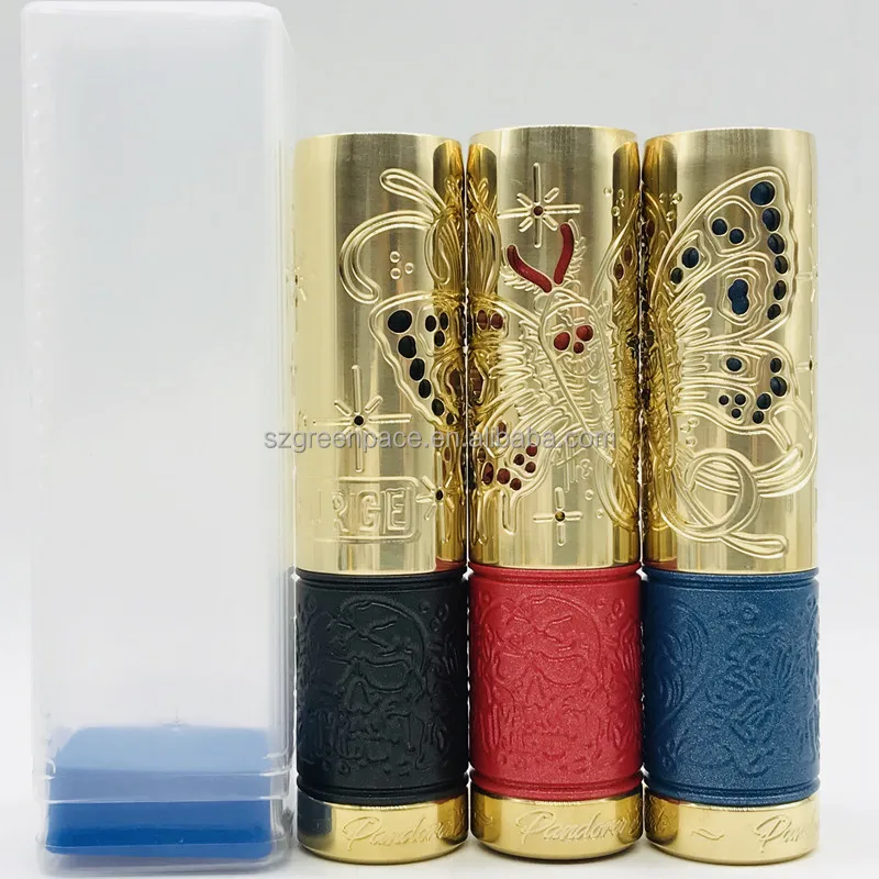 
Cool design 2018 e cigarette 18650/20700 Mechanical blue vape mods clone purge pandora mod 