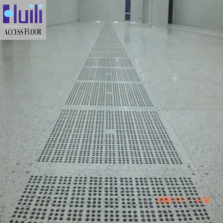 17%~25% aluminum perforated access floor