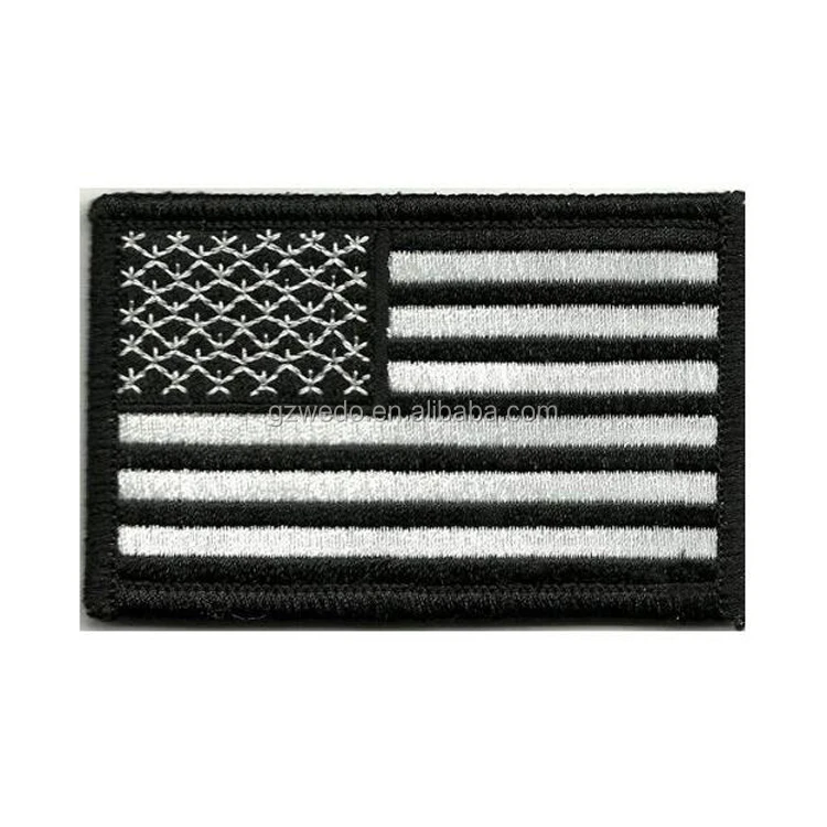 Magic Tape American Flag Patch Tactical Embroidered Uniform Country Emblem Embroidery United States USA Flag Patches