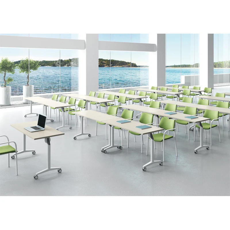 New design office training table flip top table center furniture for school