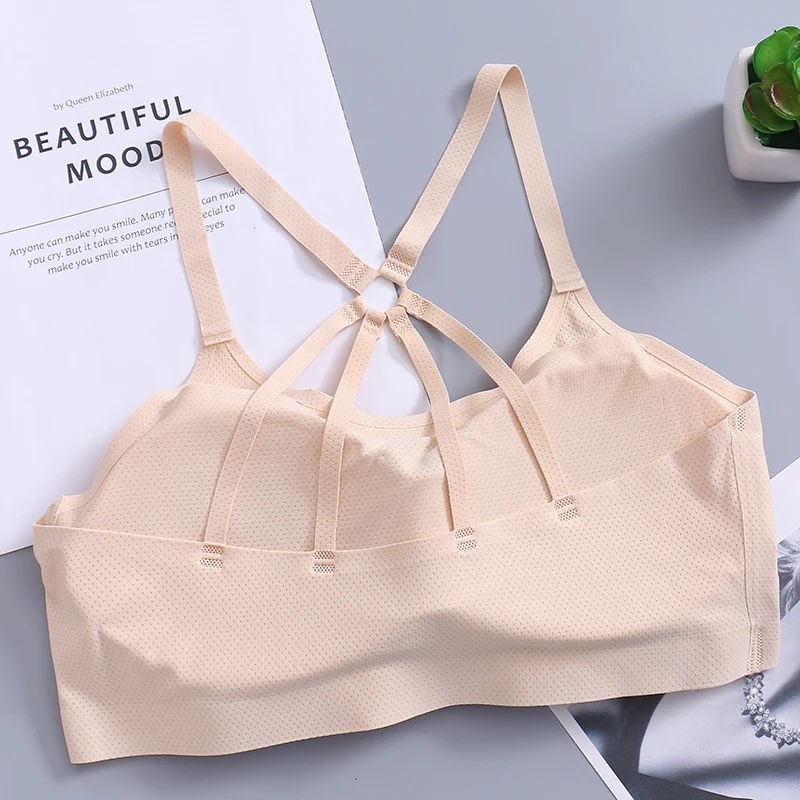 Parachute beauty back design wrap chest  bras high elastic breathable bottoming women tube top