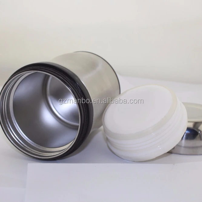 Manbo Brand 18 8 Double Wall Stainless Steel Thermos Food Flask Food Warmer With Spoon
