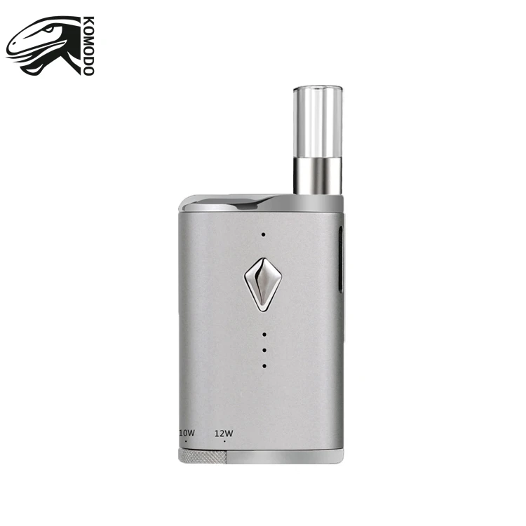 Уникальный бокс-мод Komodo C6, 650 мАч, испаритель, батарея с резьбой 510, батарея для предварительного нагрева вейпа