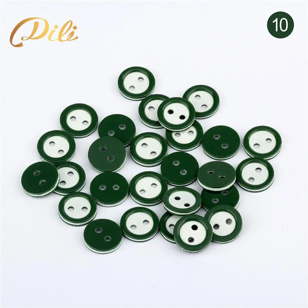10mm Diameter Resin Button Two Holes Buttons for Shirt  button with logo