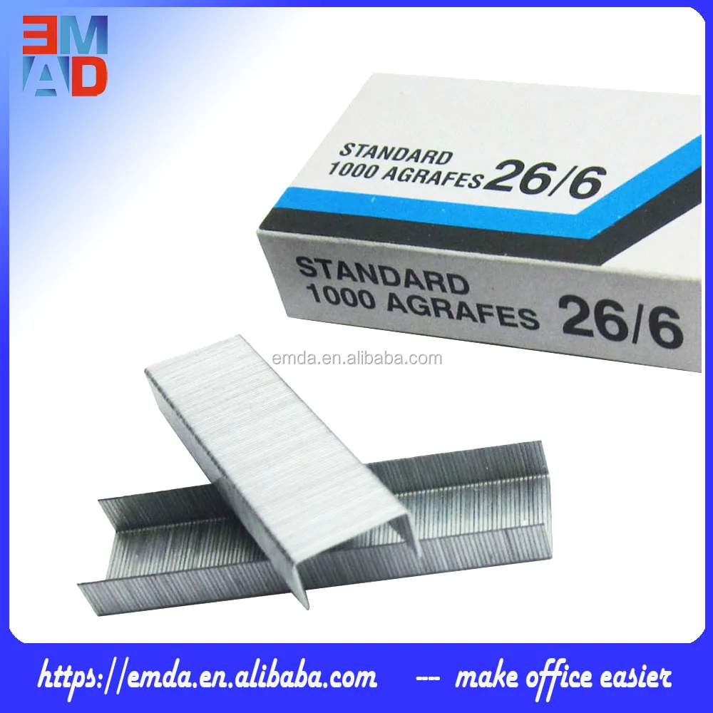 Factory Low Price Office Galvanized Standard 26/6 Staple Stapler