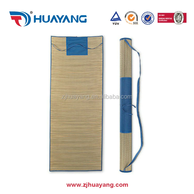 HUAYANG 90x180cm rolling camping Straw beach mat