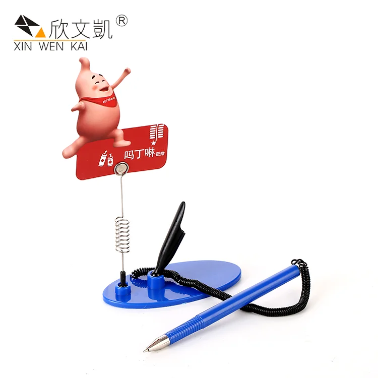 
New Innovative Products Promotional Plastic Advertising Card Table Counter Gel Desk Pen table pen for desing print pen card 