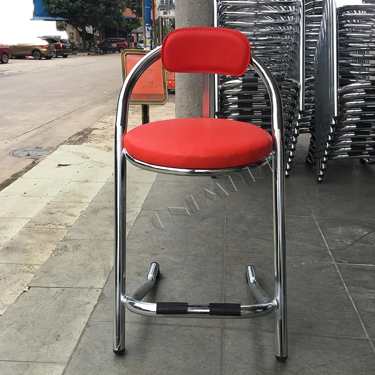 Vintage stainless arcade  bar stool  chair for sale