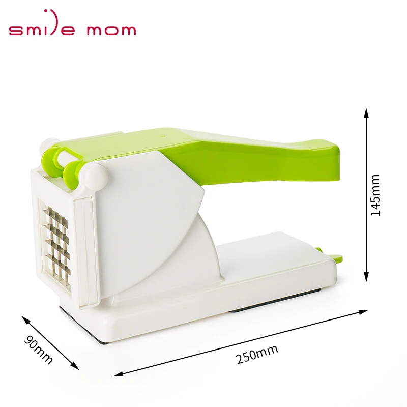 Smile mom Multifunctional French Fries Maker Hard Vegetable Fruit Dicer Hand Potato Chipper Mash Potato