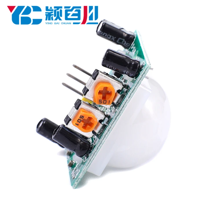Adjust IR Pyroelectric Infrared PIR HC-SR501 Sensor Module HC-SR501 Green