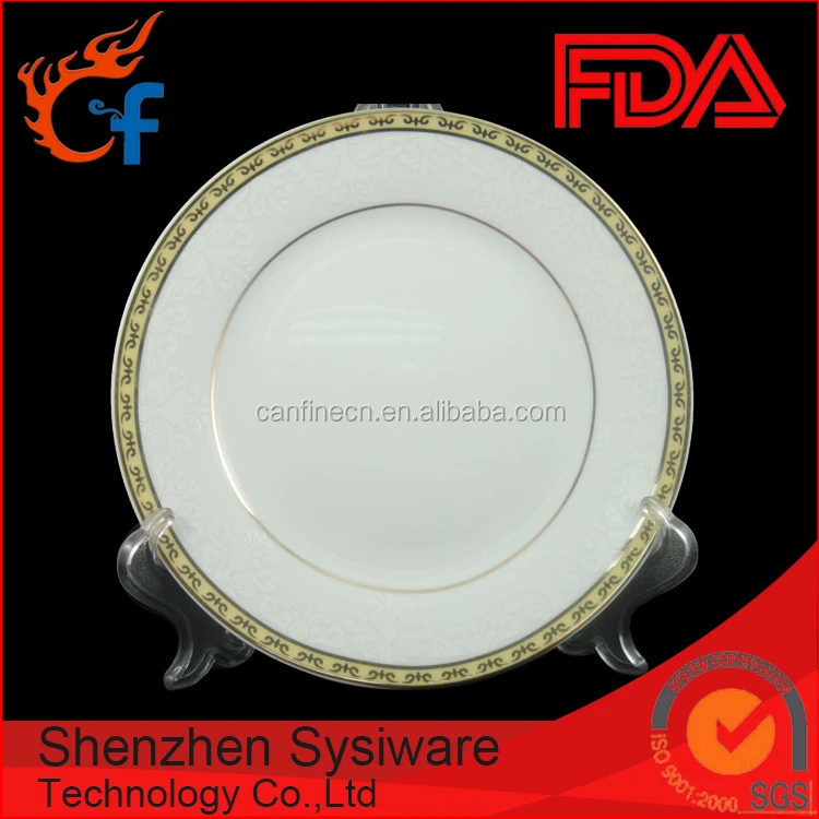 White ceramic plate,ceramic craft plates ceramic plate production line