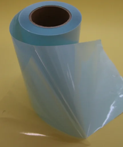 transparent PET sticker with glassine liner