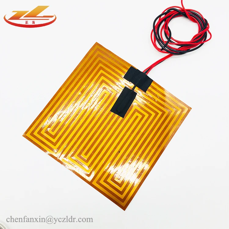 12v 130w flexible polyimide film heater