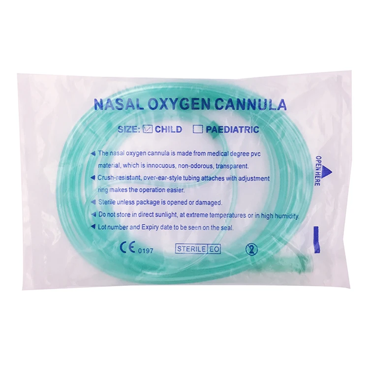 Hospital Disposable PVC Nasal Oxygen Cannula
